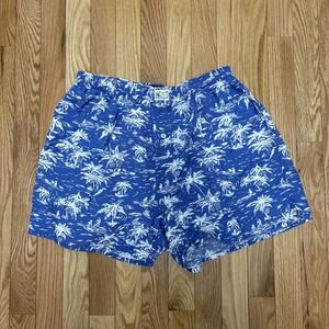 Polo Ralph Lauren Blue Tropical Boxer Shorts - Size‎ Large
